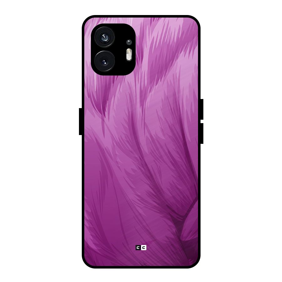 Lavender Furrs Metal Back Case for Nothing Phone 2