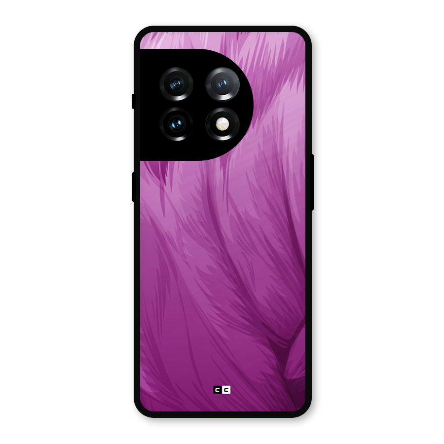 Lavender Furrs Metal Back Case for OnePlus 11