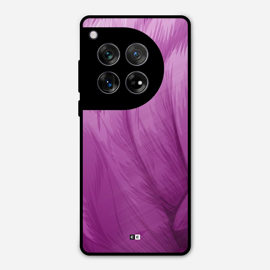 Lavender Furrs Metal Back Case for OnePlus 12