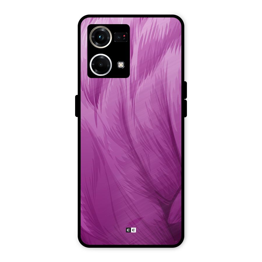 Lavender Furrs Metal Back Case for Oppo F21s Pro 4G