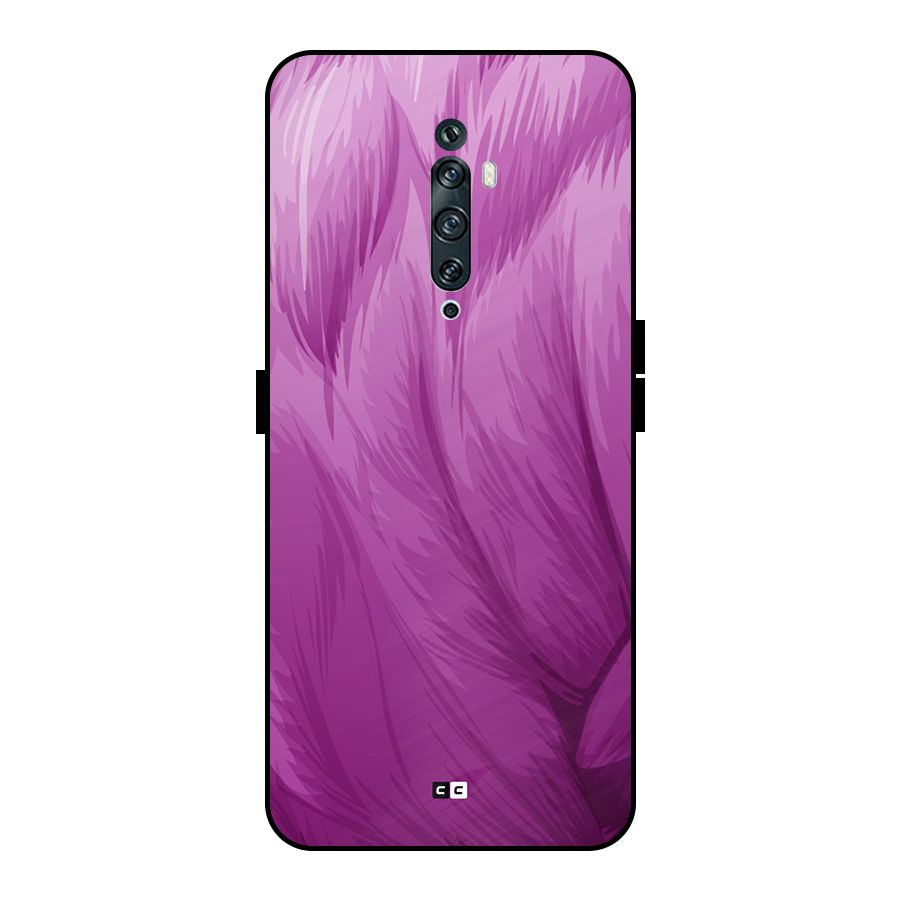 Lavender Furrs Metal Back Case for Oppo Reno2 Z
