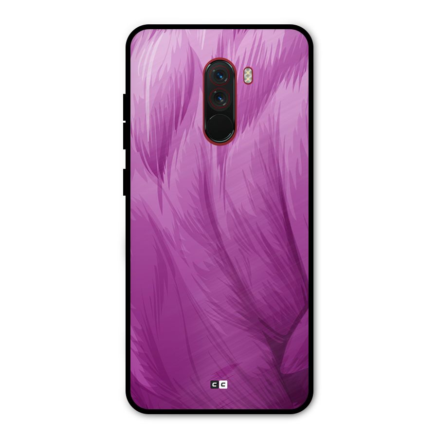 Lavender Furrs Metal Back Case for Poco F1