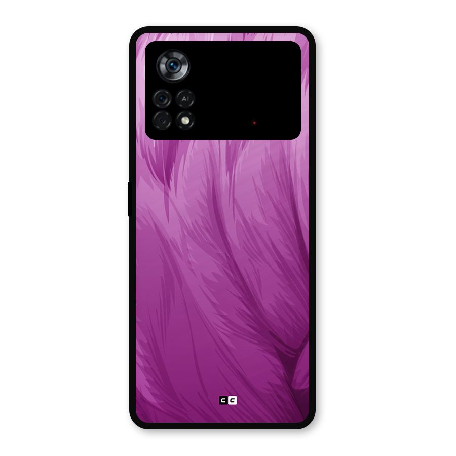 Lavender Furrs Metal Back Case for Poco X4 Pro 5G