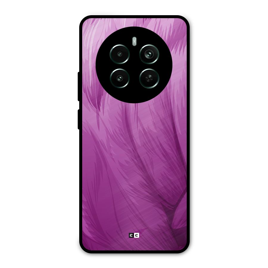 Lavender Furrs Metal Back Case for Realme 12 Pro Plus
