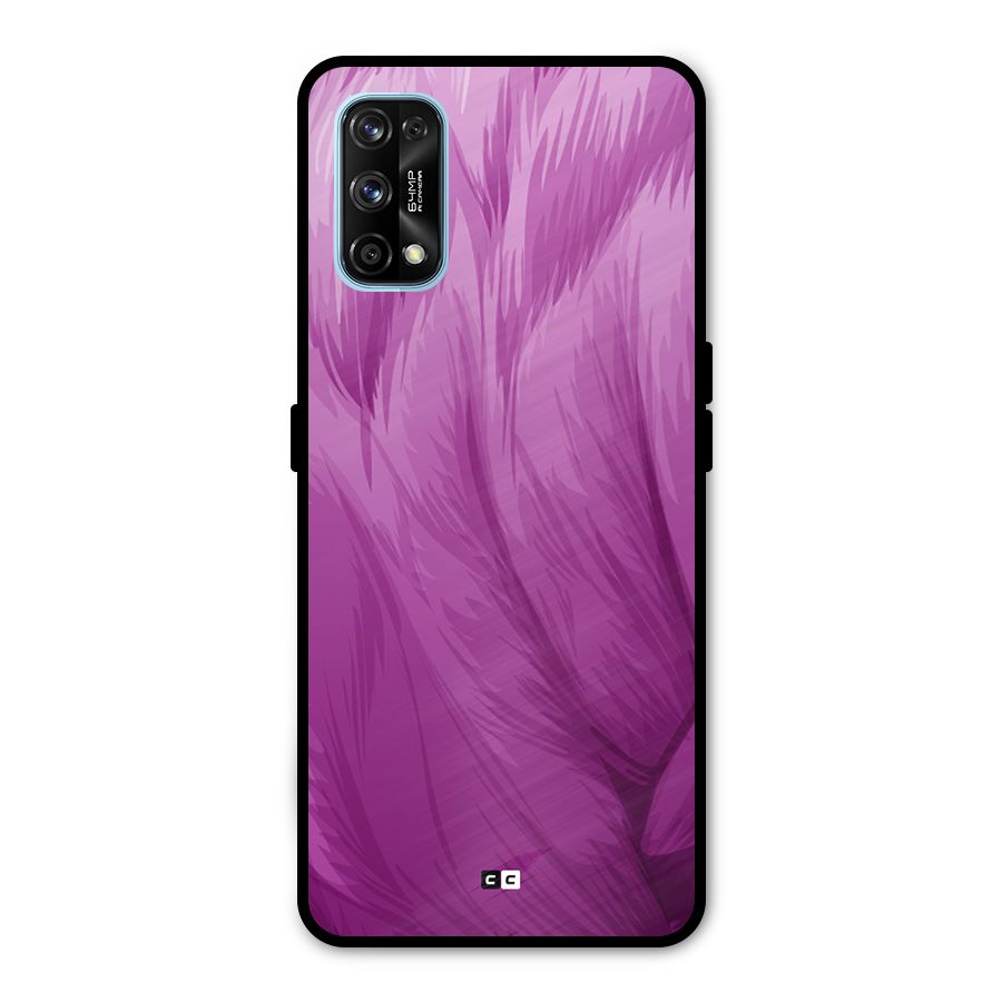 Lavender Furrs Metal Back Case for Realme 7 Pro