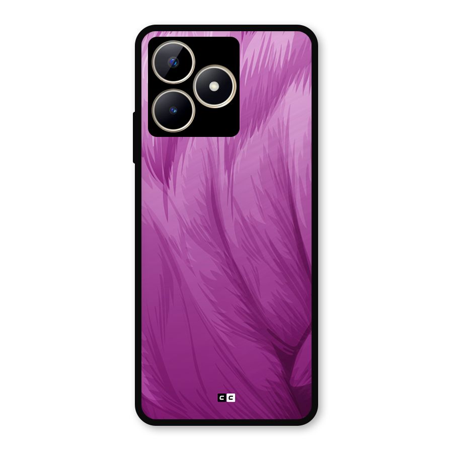 Lavender Furrs Metal Back Case for Realme C53