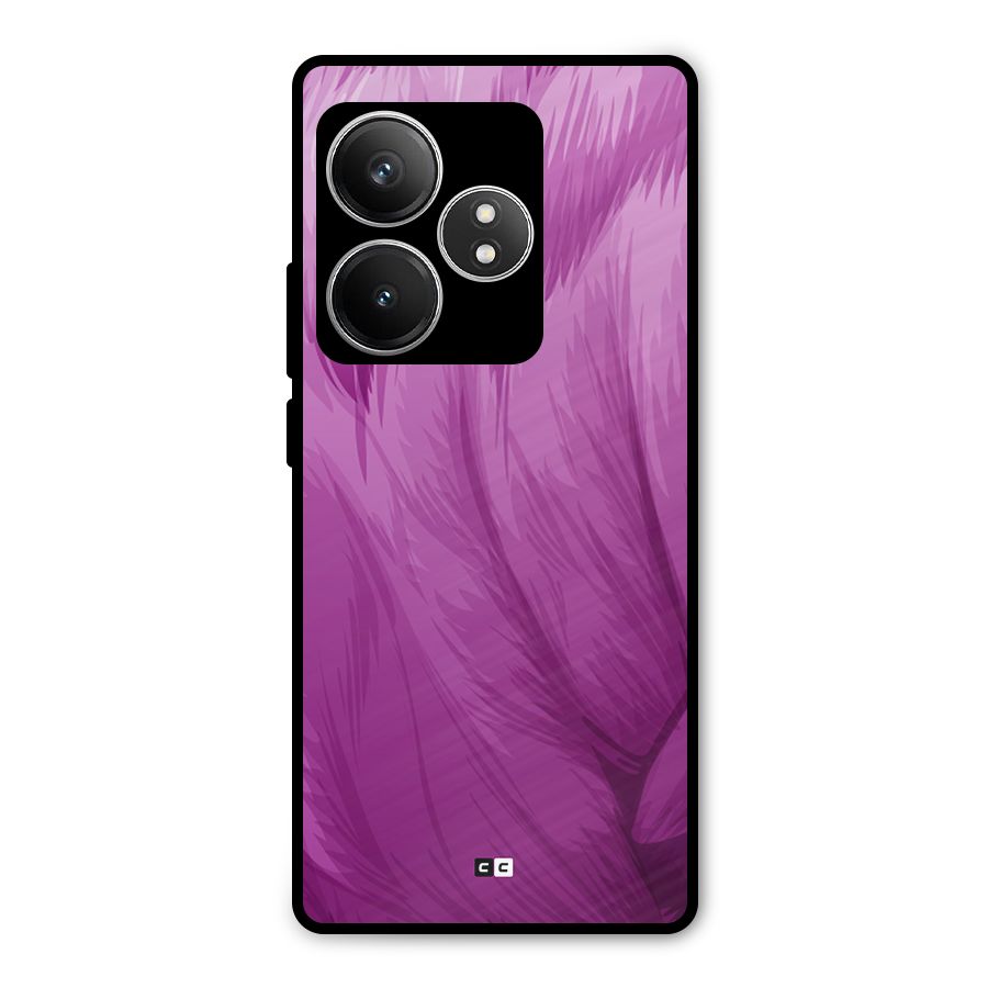 Lavender Furrs Metal Back Case for Realme GT 6T
