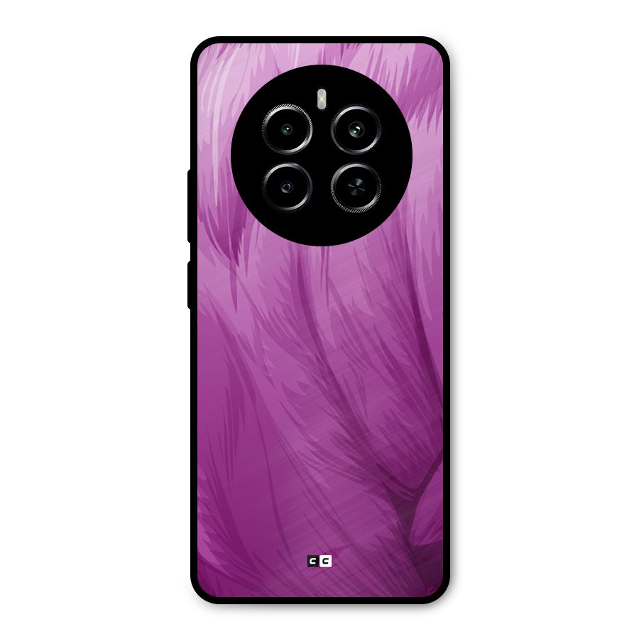 Lavender Furrs Metal Back Case for Realme P1