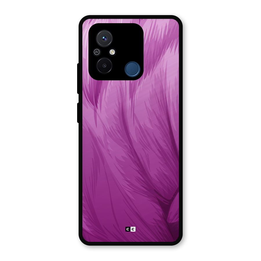 Lavender Furrs Metal Back Case for Redmi 12C