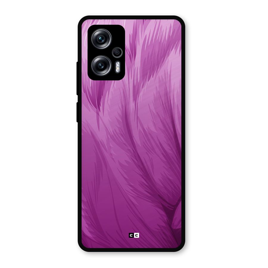 Lavender Furrs Metal Back Case for Redmi K50i
