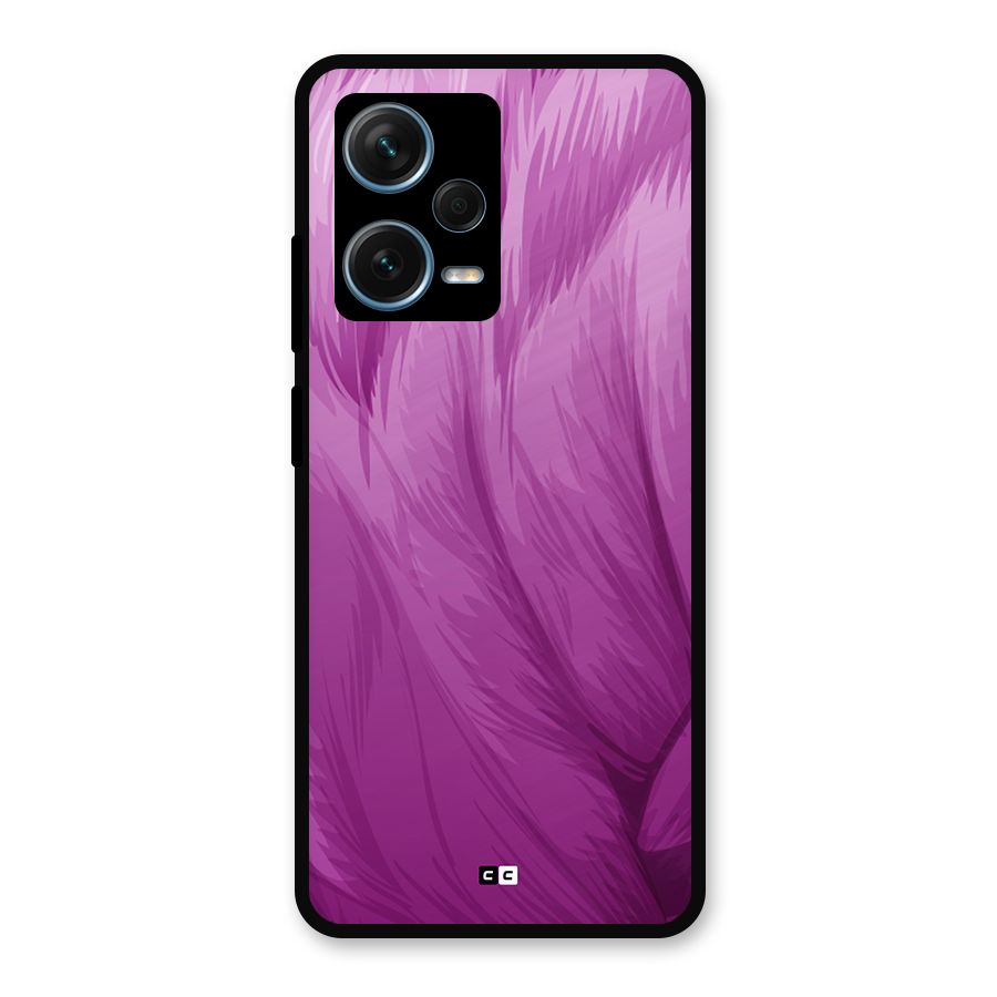 Lavender Furrs Metal Back Case for Redmi Note 12 Pro Plus 5G