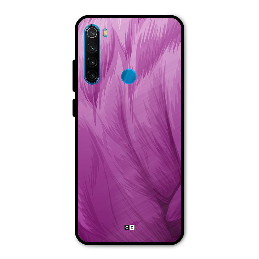 Lavender Furrs Metal Back Case for Redmi Note 8