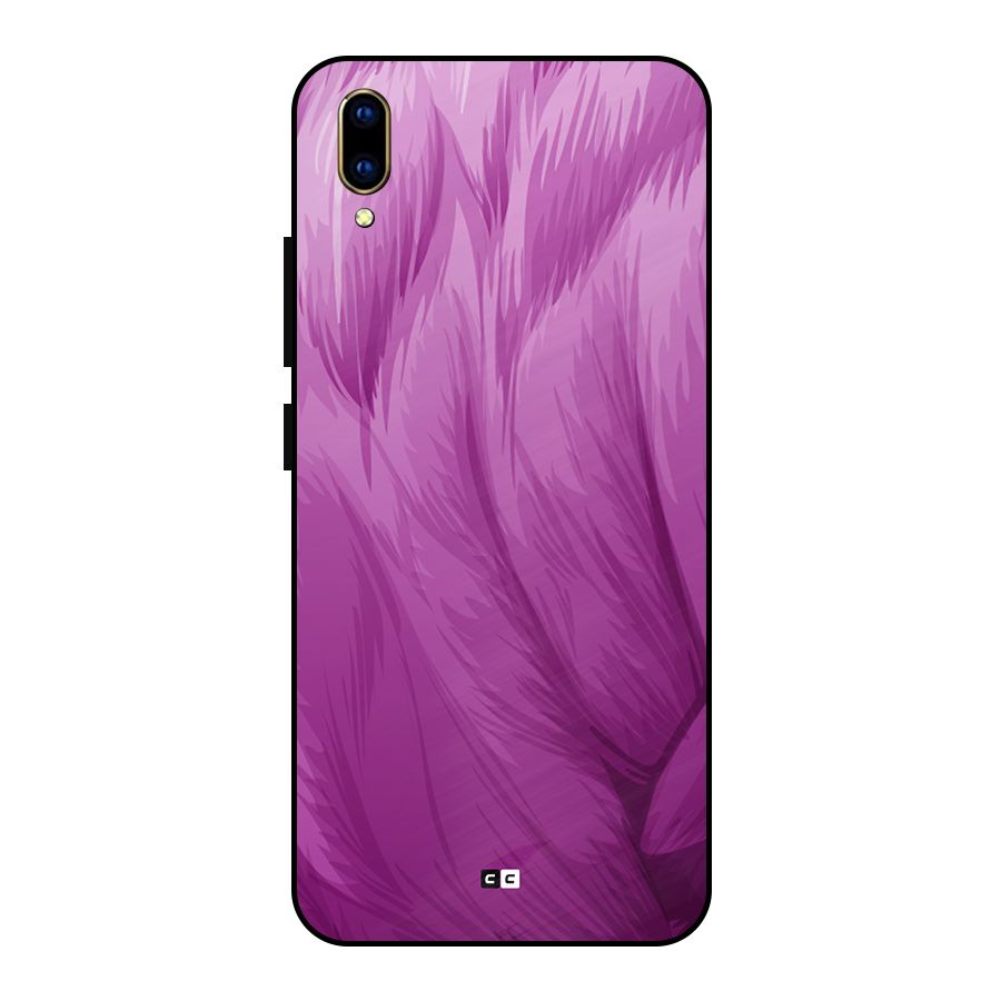 Lavender Furrs Metal Back Case for Vivo V11 Pro