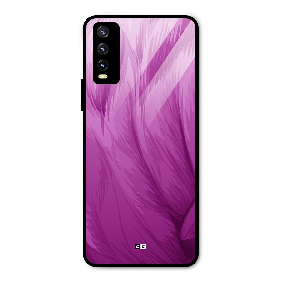 Lavender Furrs Metal Back Case for Vivo Y20