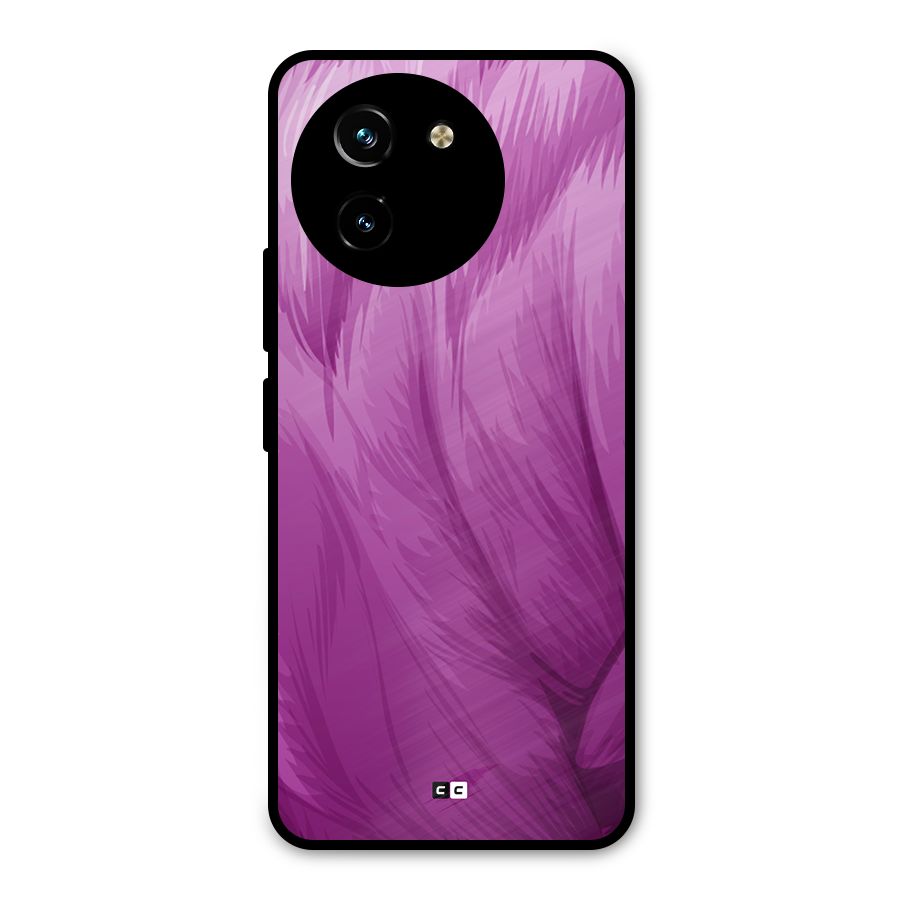 Lavender Furrs Metal Back Case for Vivo Y200i