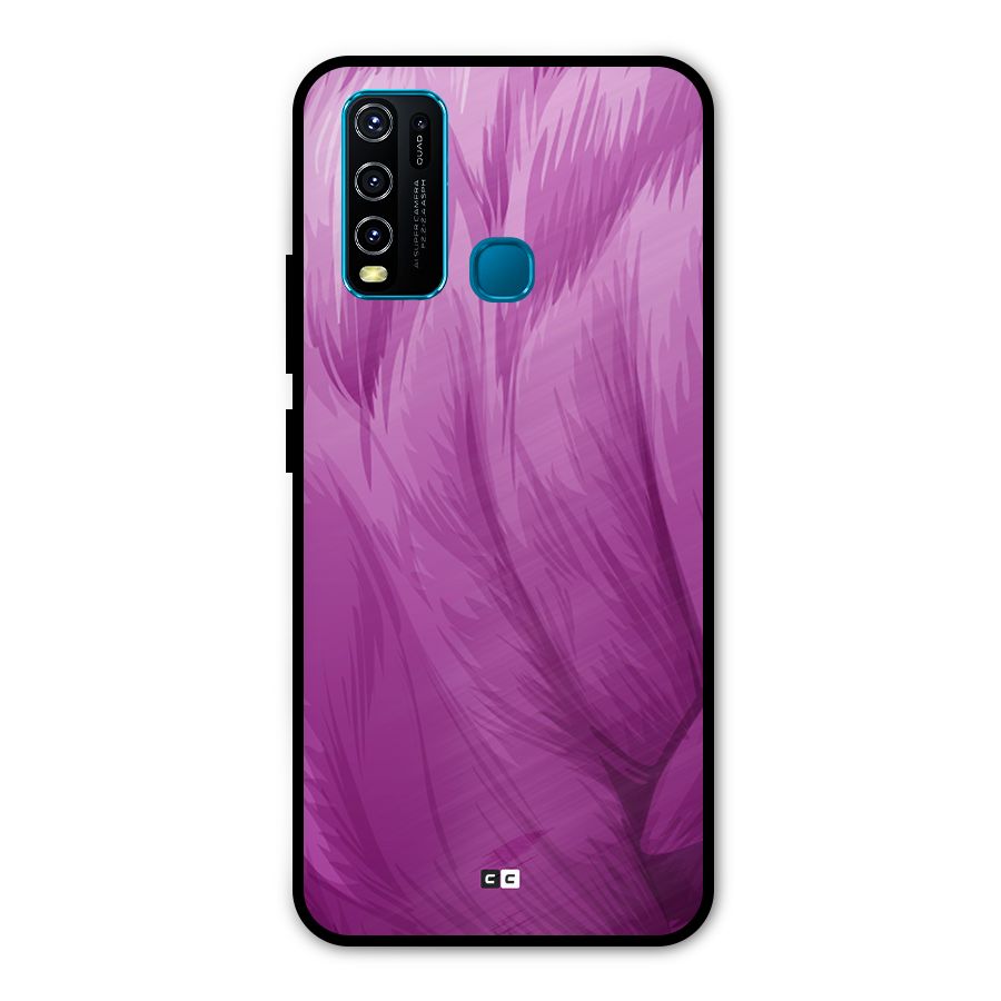 Lavender Furrs Metal Back Case for Vivo Y50
