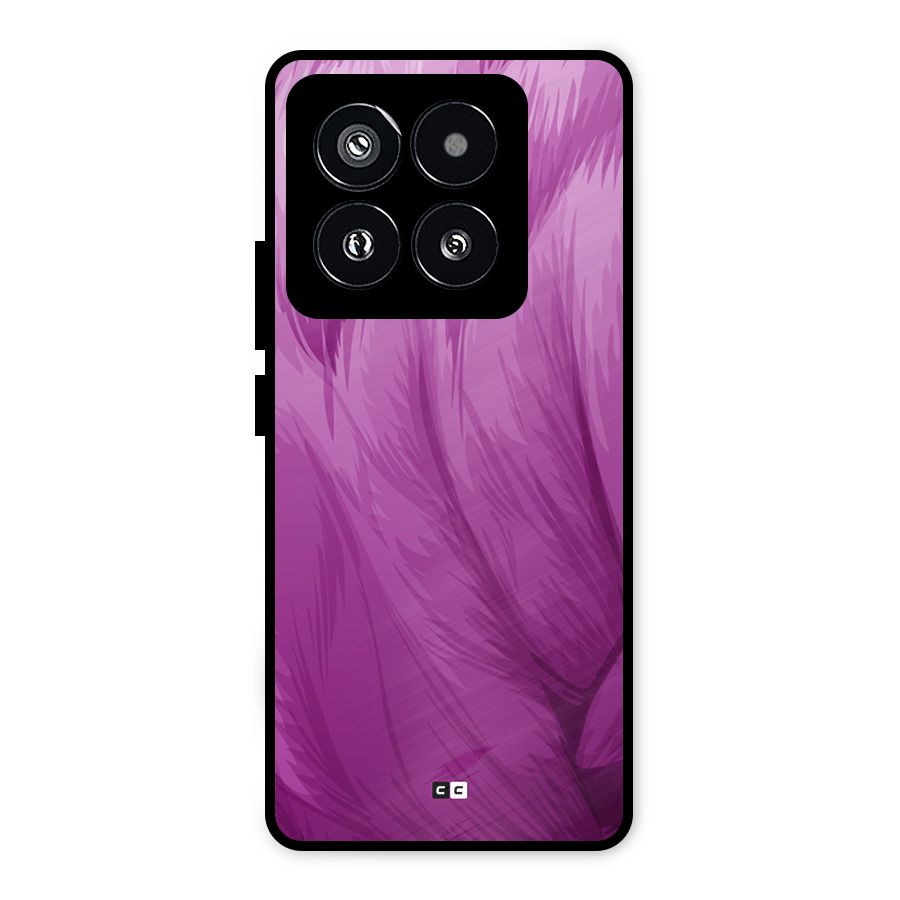 Lavender Furrs Metal Back Case for Xiaomi 14 Pro