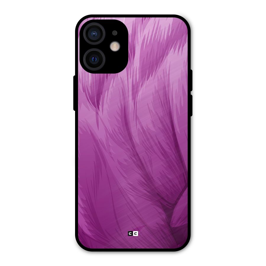 Lavender Furrs Metal Back Case for iPhone 12 Mini