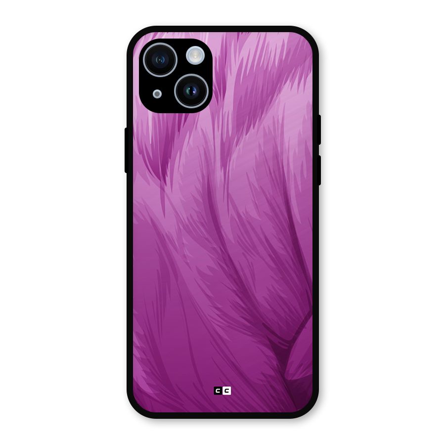 Lavender Furrs Metal Back Case for iPhone 14