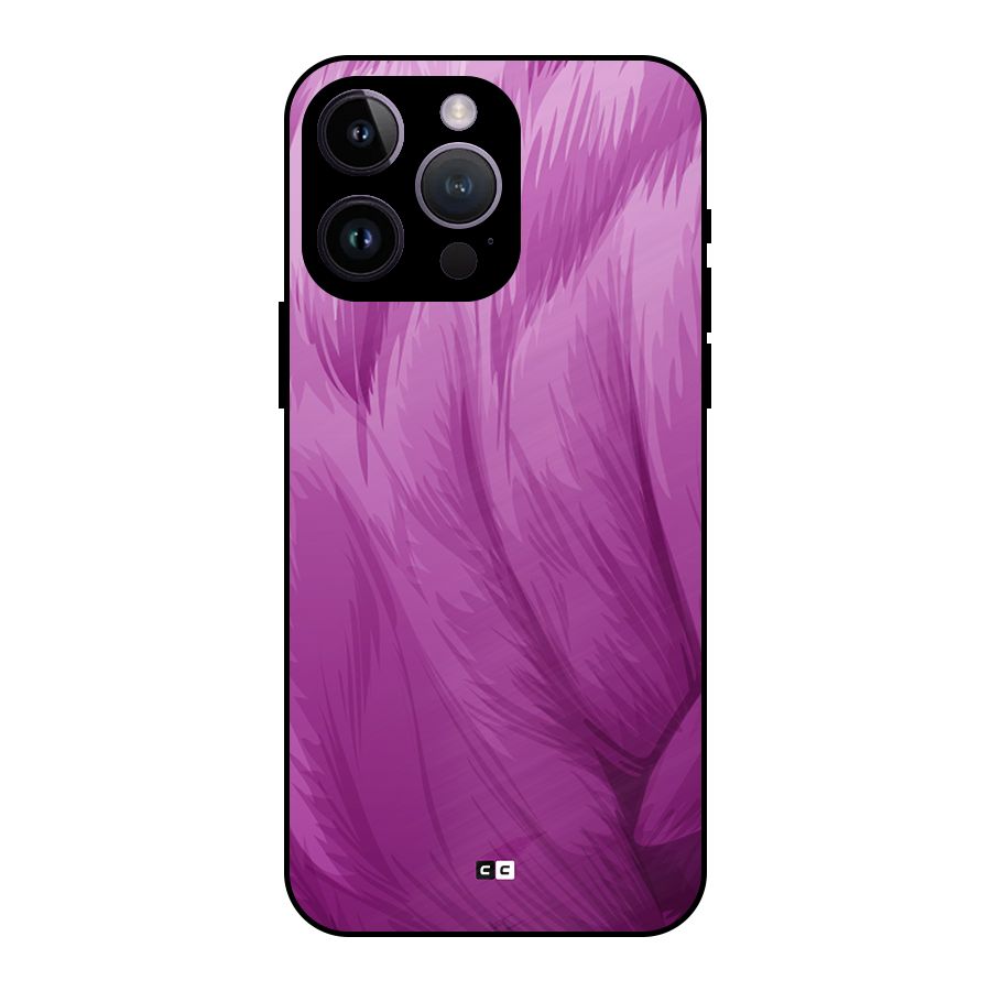Lavender Furrs Metal Back Case for iPhone 14 Pro Max