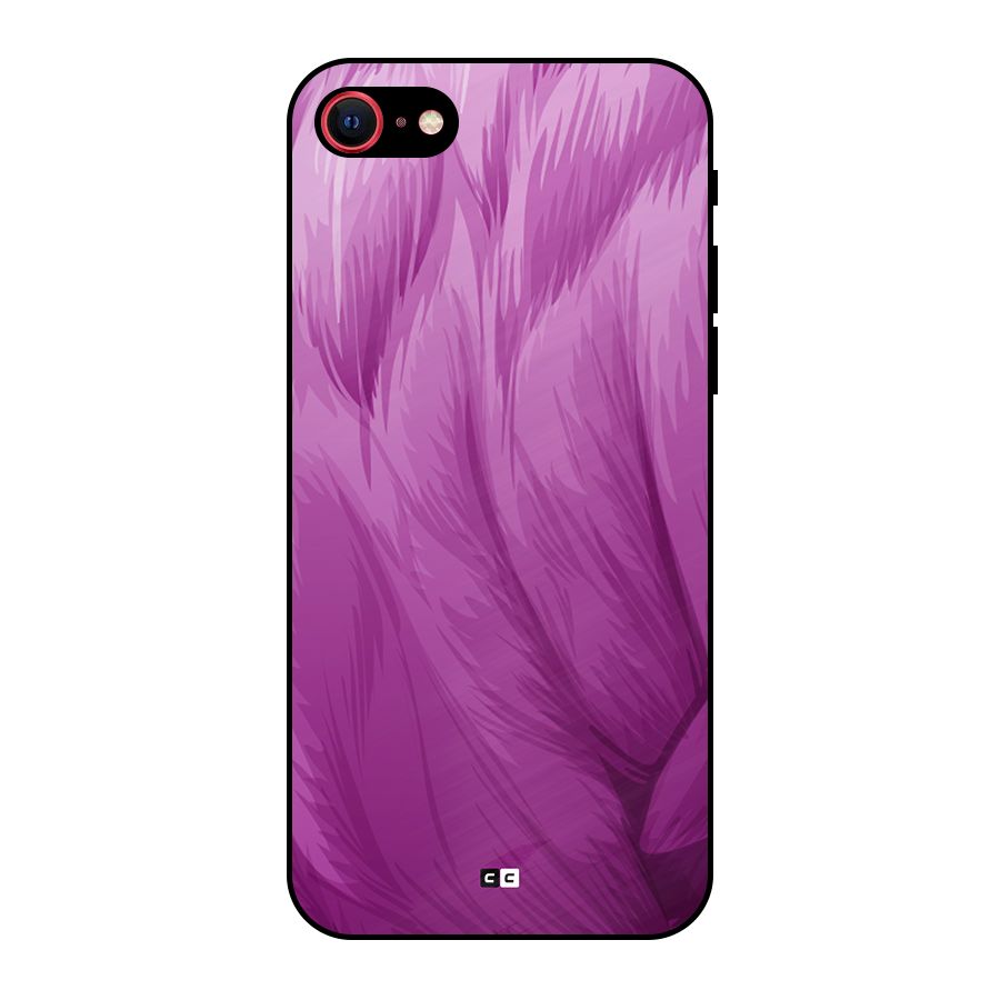 Lavender Furrs Metal Back Case for iPhone SE 2022