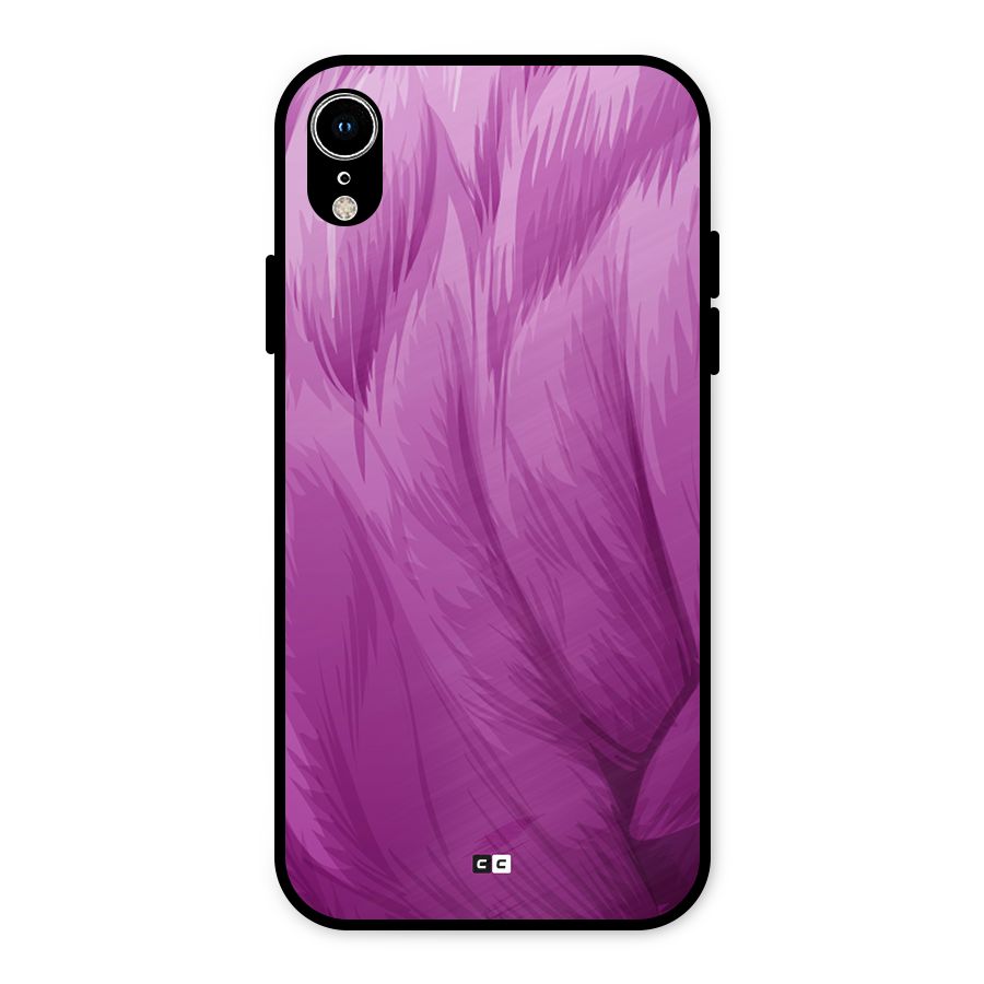 Lavender Furrs Metal Back Case for iPhone XR