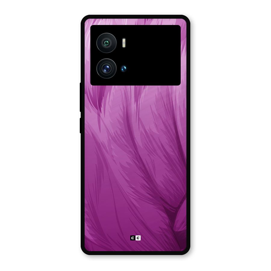 Lavender Furrs Metal Back Case for iQOO 9 Pro