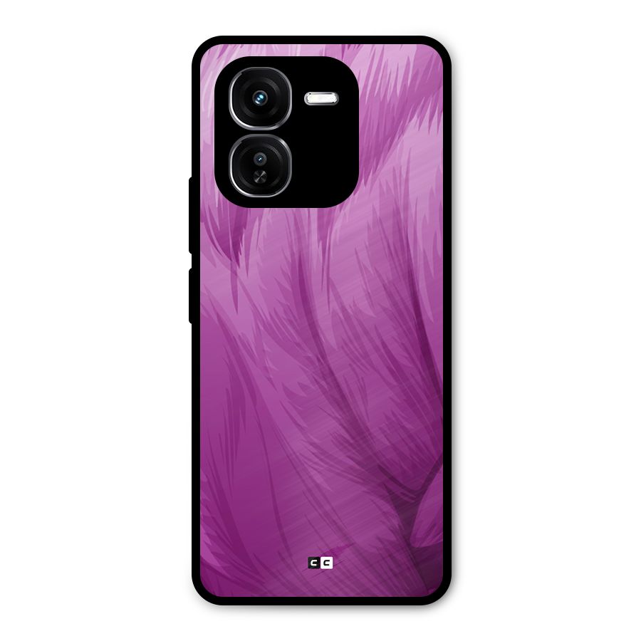 Lavender Furrs Metal Back Case for iQOO Z9x
