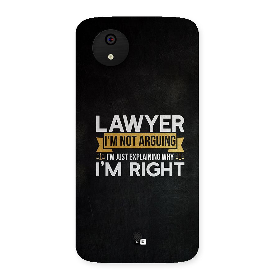 Lawyer Explains Back Case for Canvas A1  AQ4501