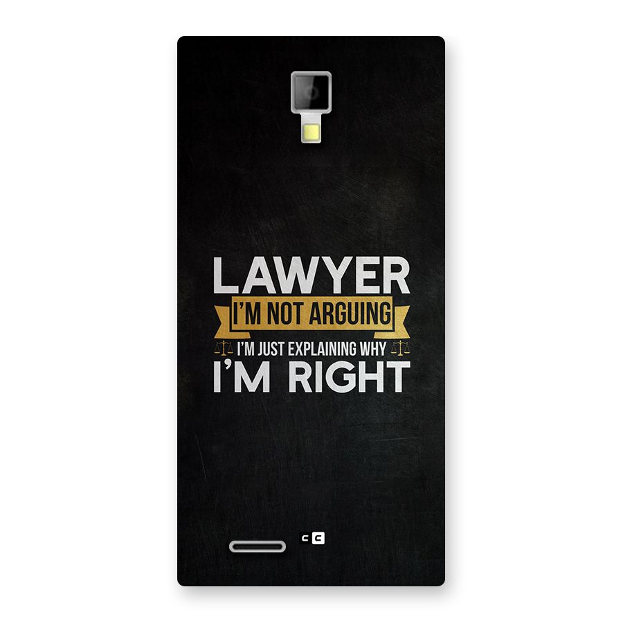 Lawyer Explains Back Case for Canvas Xpress A99