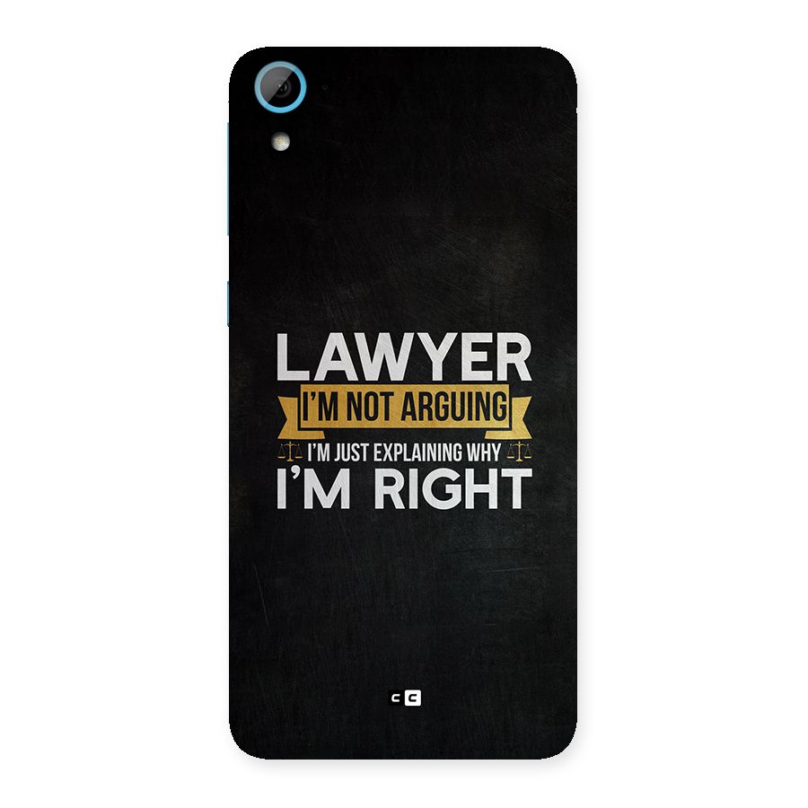 Lawyer Explains Back Case for Desire 826