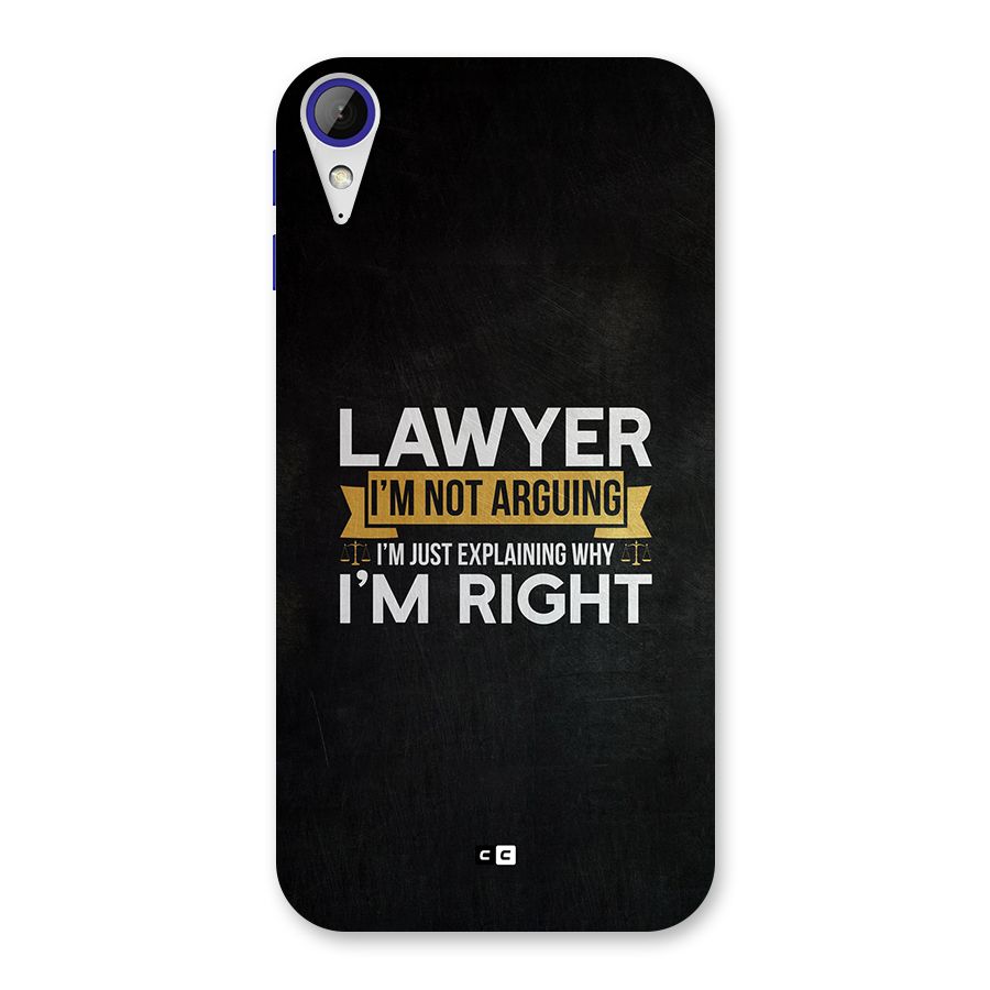 Lawyer Explains Back Case for Desire 830