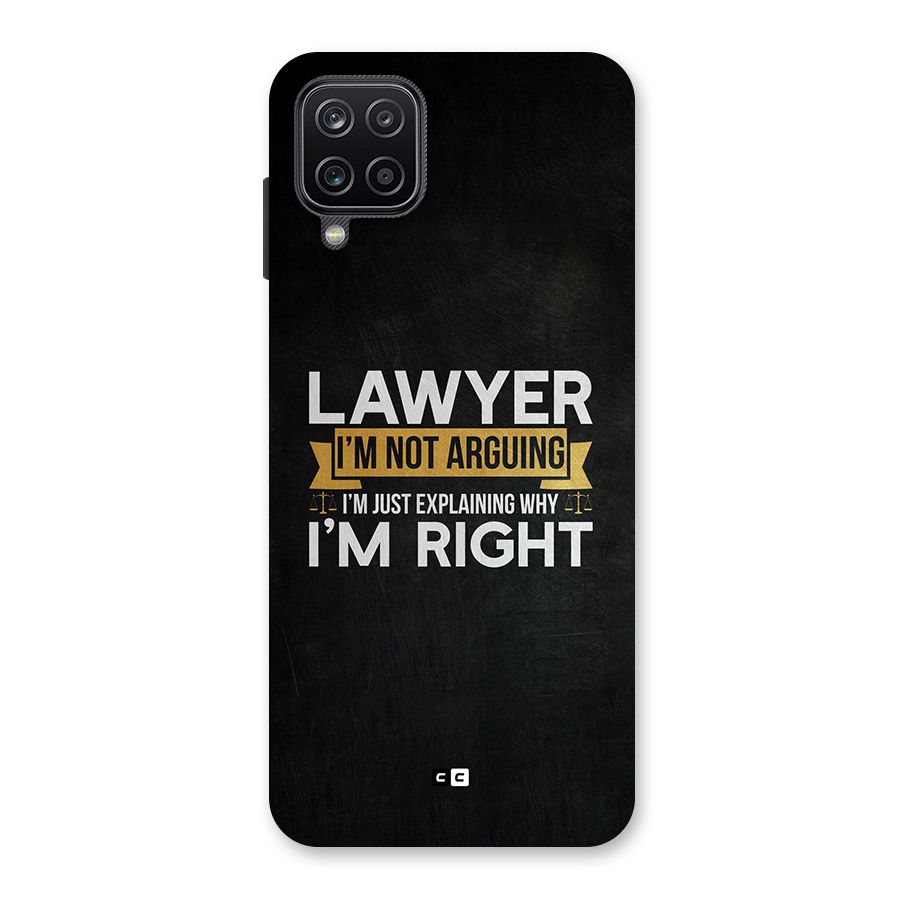 Lawyer Explains Back Case for Galaxy A12