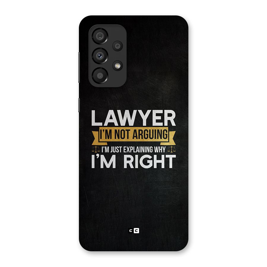 Lawyer Explains Back Case for Galaxy A33 5G
