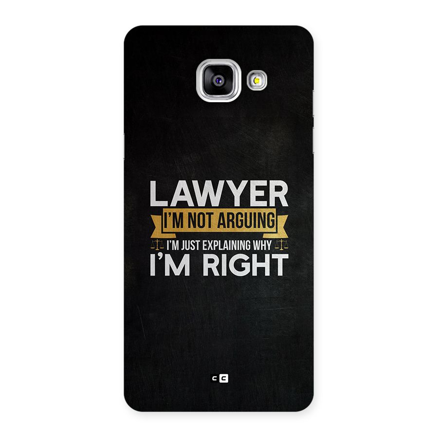 Lawyer Explains Back Case for Galaxy A5 (2016)