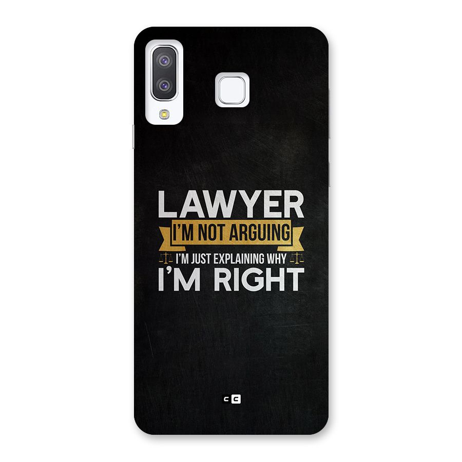 Lawyer Explains Back Case for Galaxy A8 Star