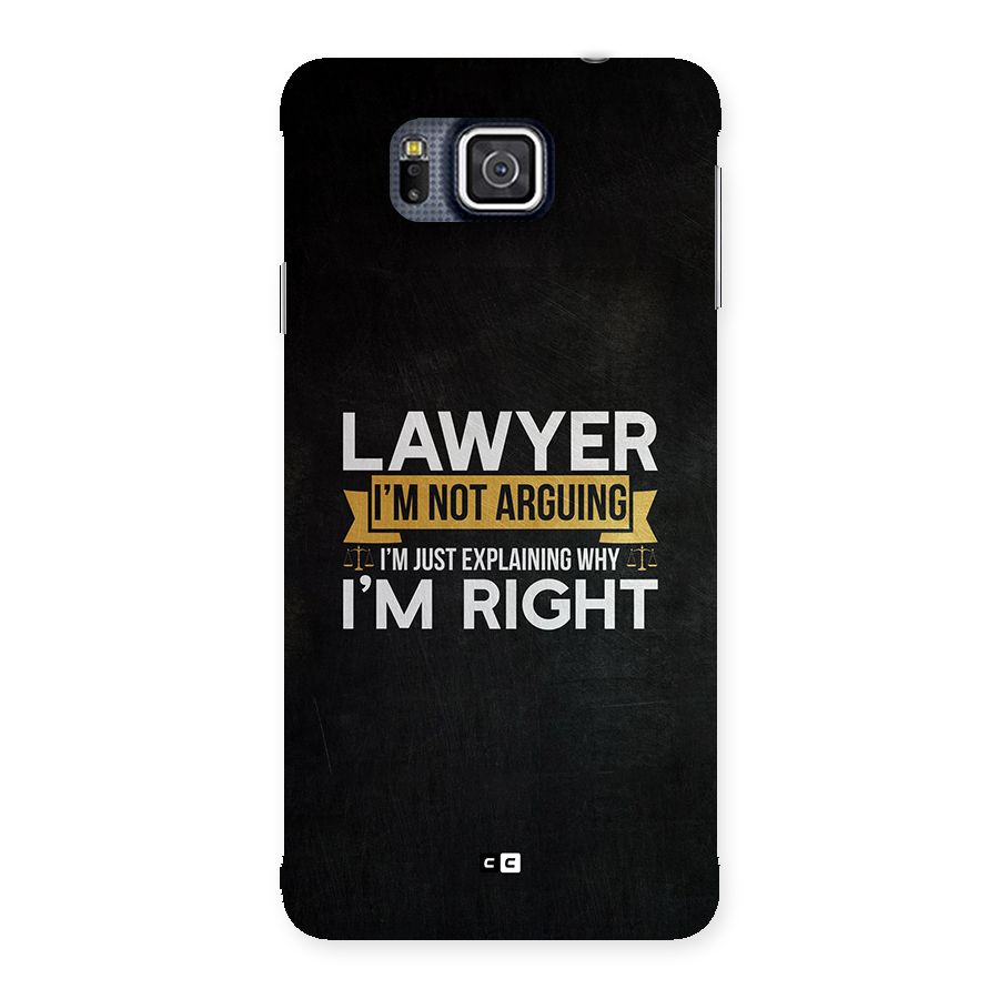 Lawyer Explains Back Case for Galaxy Alpha