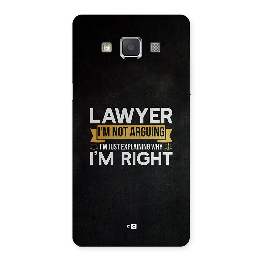Lawyer Explains Back Case for Galaxy Grand Max