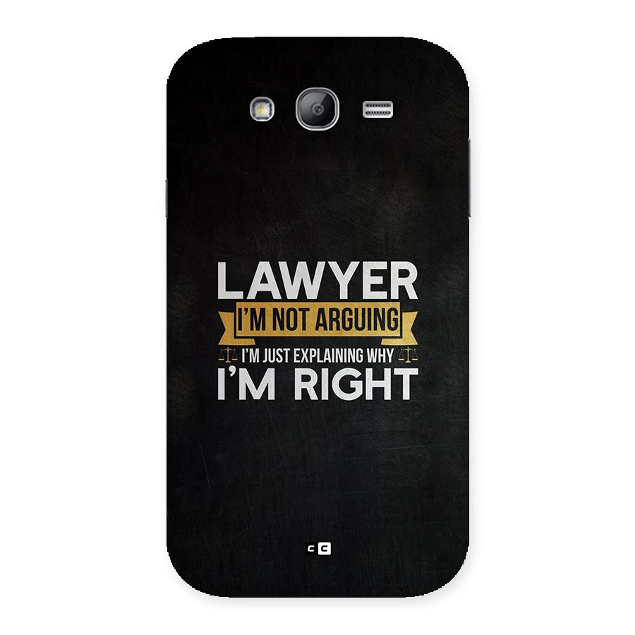 Lawyer Explains Back Case for Galaxy Grand Neo Plus
