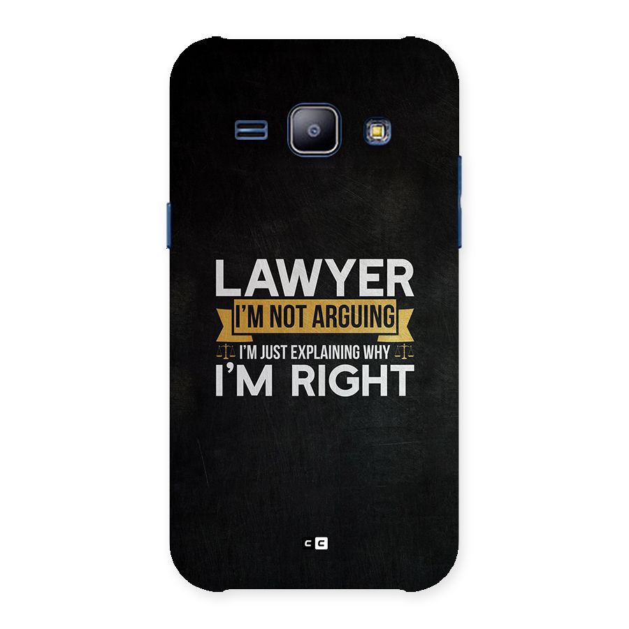 Lawyer Explains Back Case for Galaxy J1