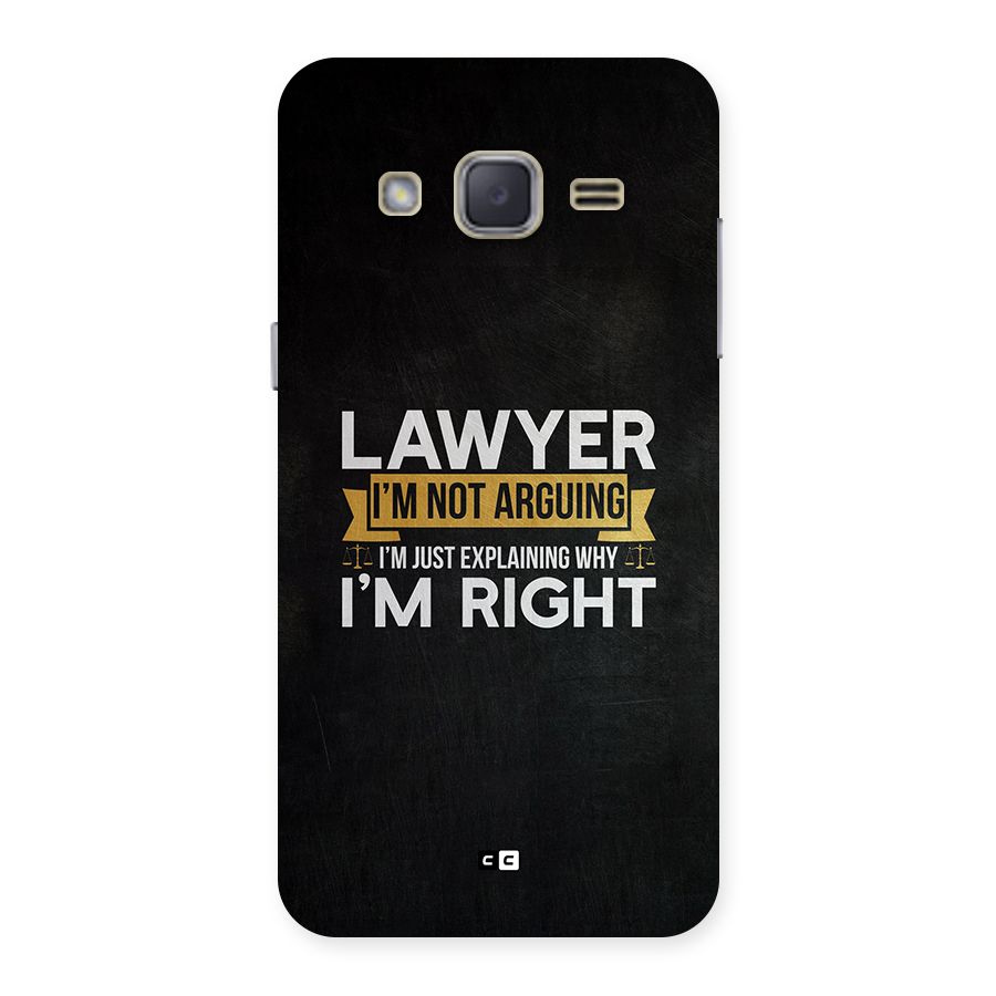 Lawyer Explains Back Case for Galaxy J2
