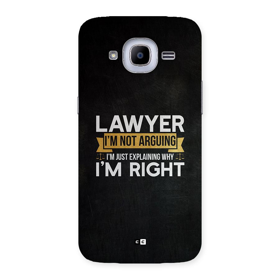 Lawyer Explains Back Case for Galaxy J2 Pro