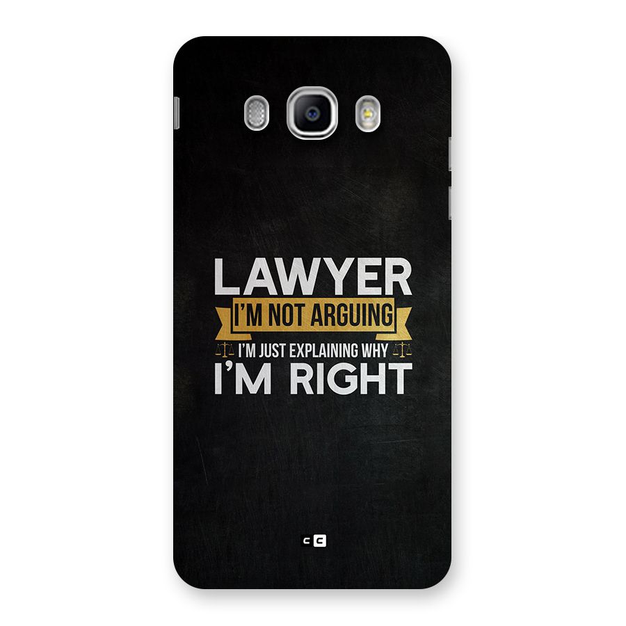 Lawyer Explains Back Case for Galaxy J5 2016