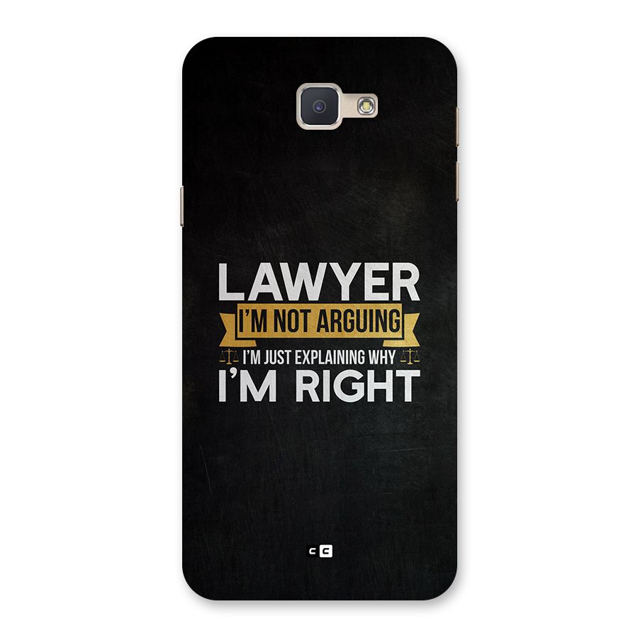Lawyer Explains Back Case for Galaxy J5 Prime