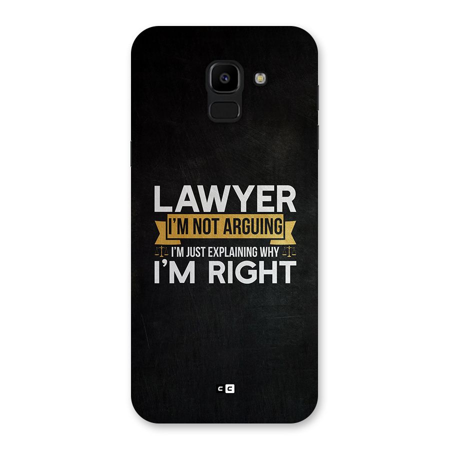 Lawyer Explains Back Case for Galaxy J6
