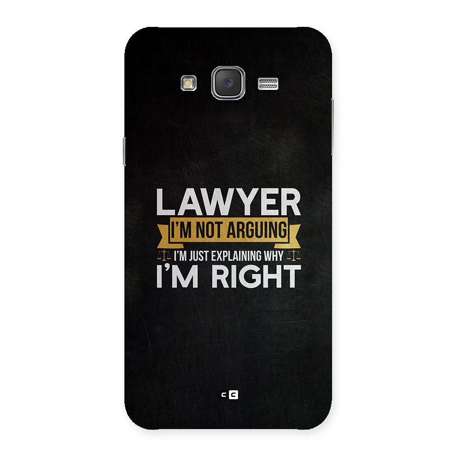 Lawyer Explains Back Case for Galaxy J7