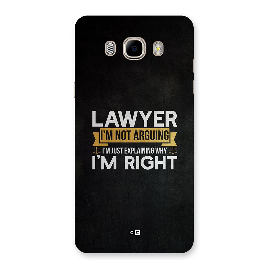 Lawyer Explains Back Case for Galaxy J7 2016