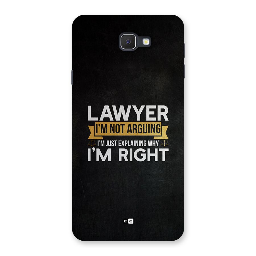 Lawyer Explains Back Case for Galaxy J7 Prime