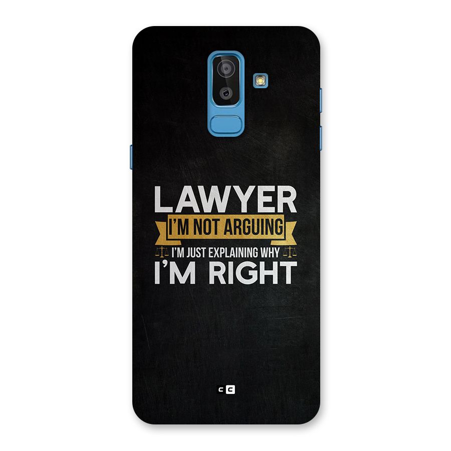 Lawyer Explains Back Case for Galaxy J8