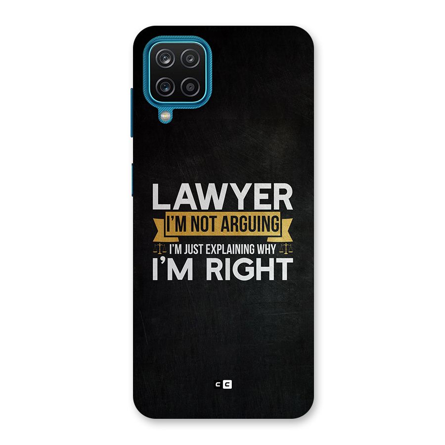 Lawyer Explains Back Case for Galaxy M12